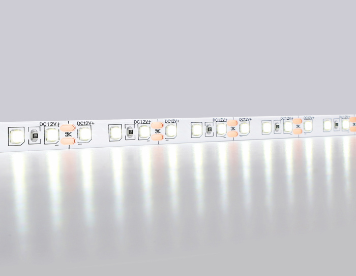 Светодиодная лента Ambrella Light GS1103 2835 120Led /9.6W m/ 12V IP20 6500K 5m/кратность резки 25mm Ambrella light GS1103