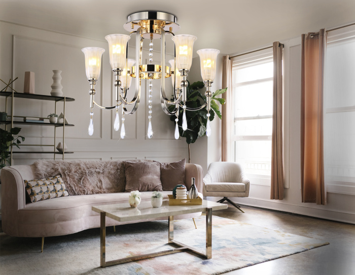 Потолочная люстра с хрусталем Ambrella light TR3244