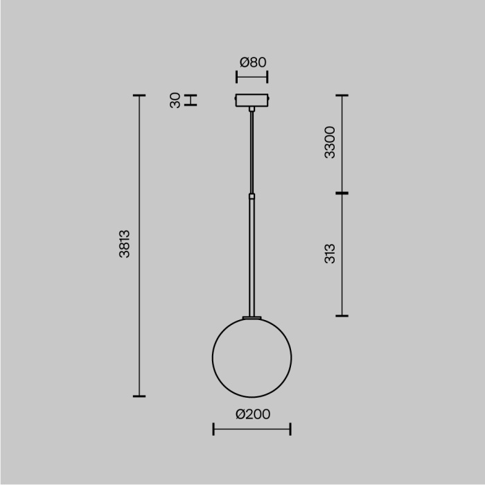 Подвесной светильник Maytoni Mood MOD172PL-01BS