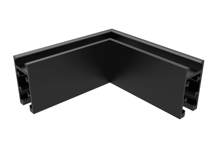 Соединитель для магнитного накладного шинопровода угловой Crystal Lux CLT 0.216 04 BL