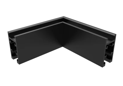 Соединитель для магнитного накладного шинопровода угловой Crystal Lux CLT 0.216 04 BL