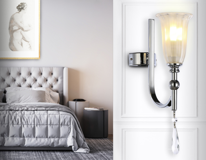 Настенный светильник с хрусталем Ambrella light TR3253