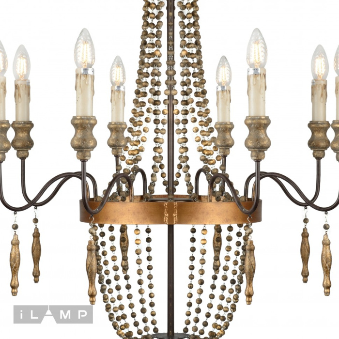 Подвесная люстра iLamp Perla Loft 6222-8