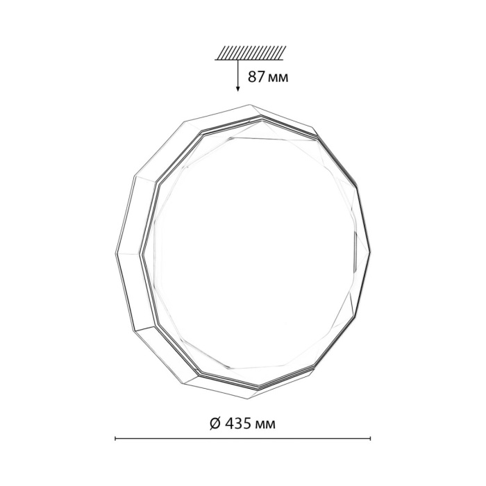 Настенно-потолочный светильник СОНЕКС COLOR 7671/DL