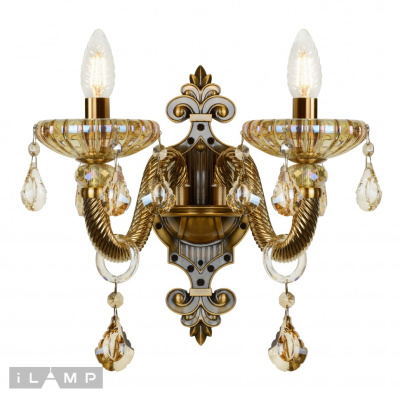 Настенный светильник iLamp Asia 81069-2 Бронзовый