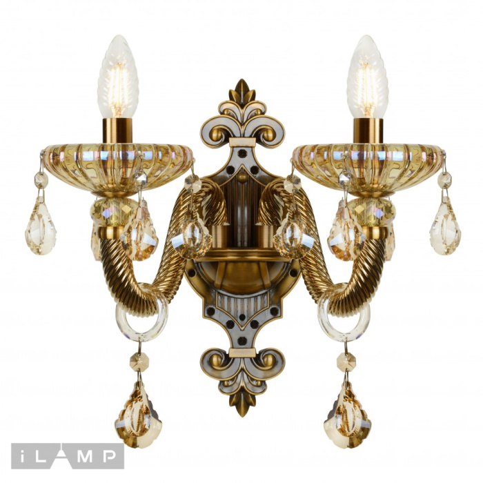 Настенный светильник iLamp Asia 81069-2 Бронзовый