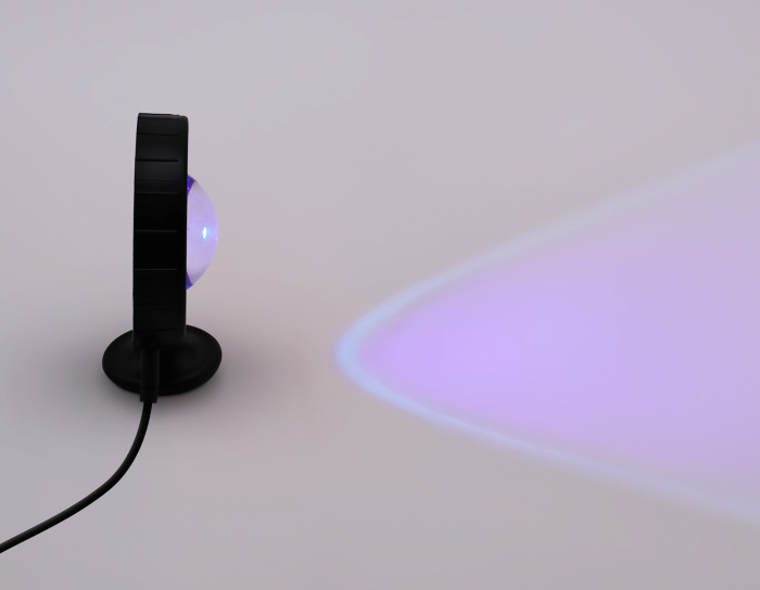 Атмосферная светодиодная настольная лампа с пультом Ambrella light DE8383