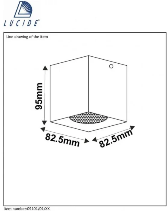 Потолочный светильник Lucide Bodi 09101/01/12