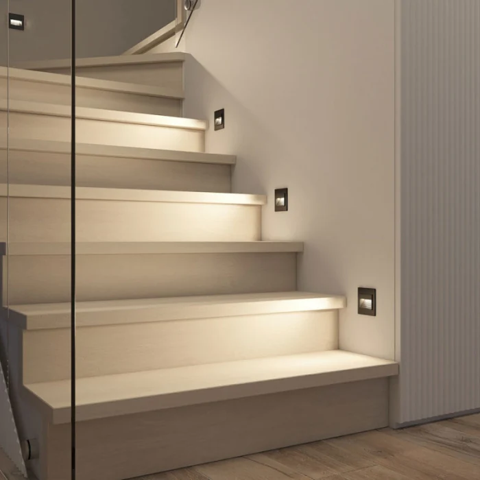 Подсветка ступеней лестницы Denkirs Odder DK3050-BK