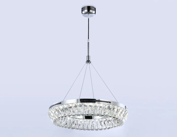 Подвесная светодиодная люстра с хрусталем Ambrella light TR5022