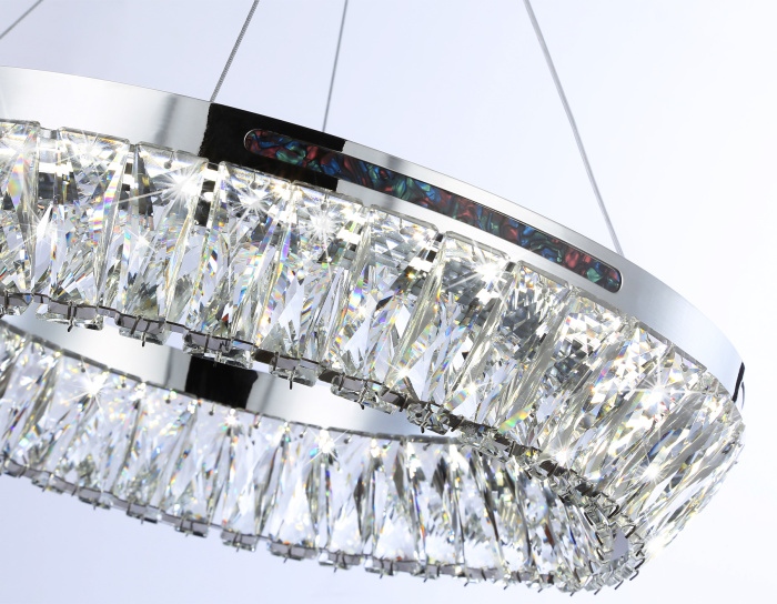 Подвесная светодиодная люстра с хрусталем Ambrella light TR5022