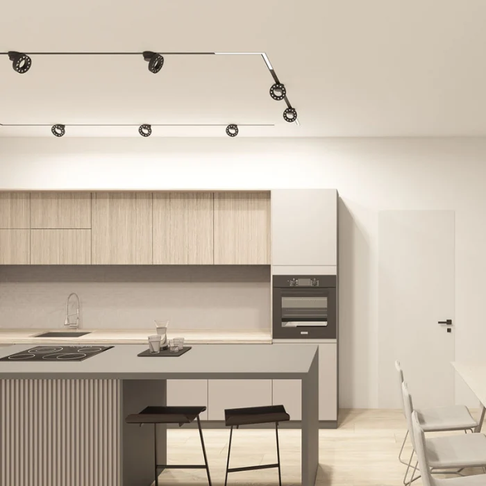 Светильник на шине Denkirs SMART GRILL DK8030-BK
