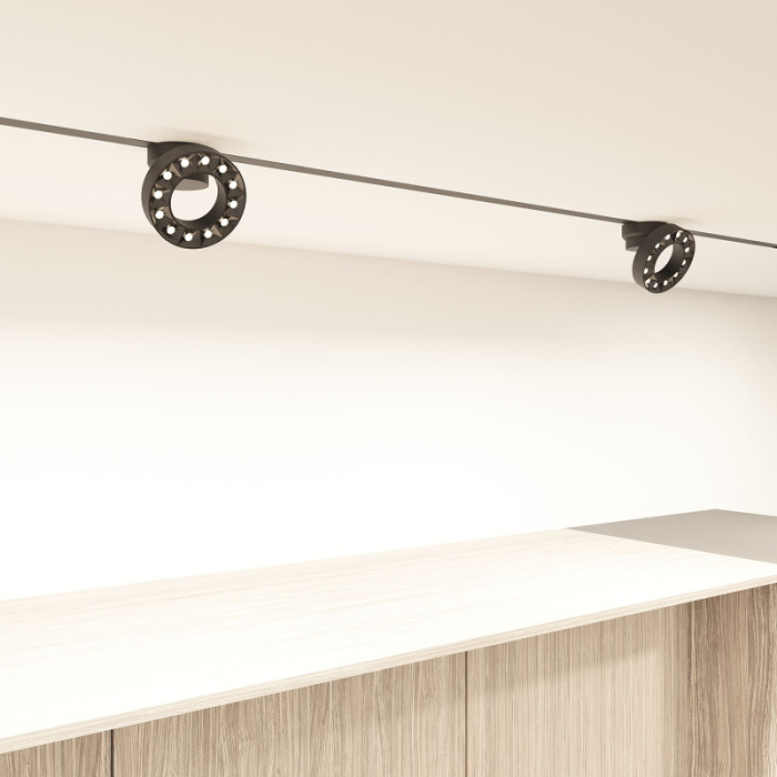 Светильник на шине Denkirs SMART GRILL DK8030-BK