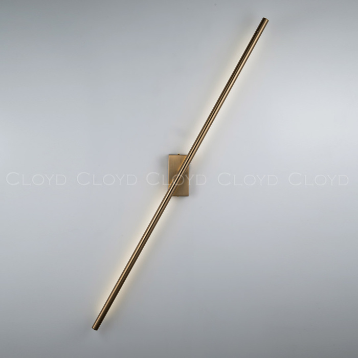 Бра Cloyd LINEAS W1 / L100 см- 4000K - латунь (арт.20117)