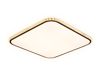 Потолочный светодиодный светильник с пультом и дополнительной подсветкой Ambrella light FF76