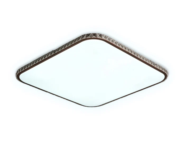 Потолочный светодиодный светильник с пультом и дополнительной подсветкой Ambrella light FF76