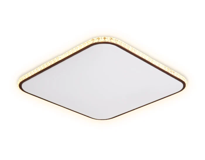 Потолочный светодиодный светильник с пультом и дополнительной подсветкой Ambrella light FF76