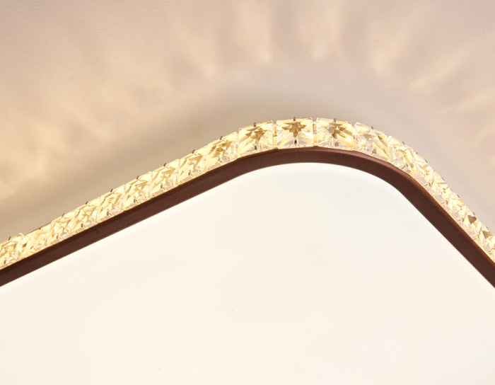 Потолочный светодиодный светильник с пультом и дополнительной подсветкой Ambrella light FF76