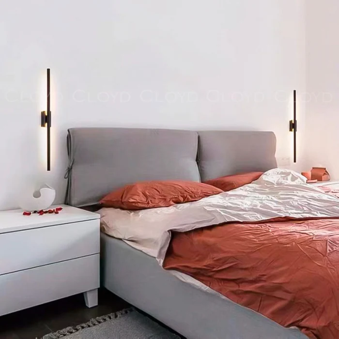 Бра Cloyd LINEAS W1 / L60 см- 4000K - черный (арт.20118)