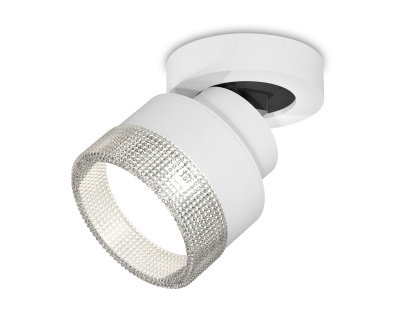 Комплект накладного поворотного светильника с композитным хрусталем Ambrella light XM8101040