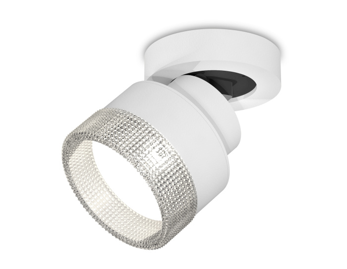 Комплект накладного поворотного светильника с композитным хрусталем Ambrella light XM8101040