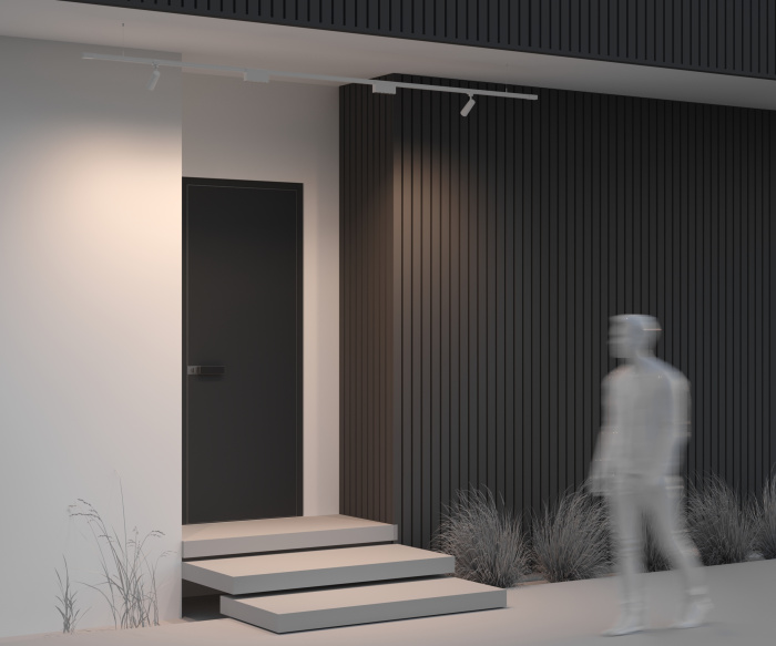 Гибкий подвес для уличной трековой системы Maytoni Elasity ip white O-TR001-PW-H2M