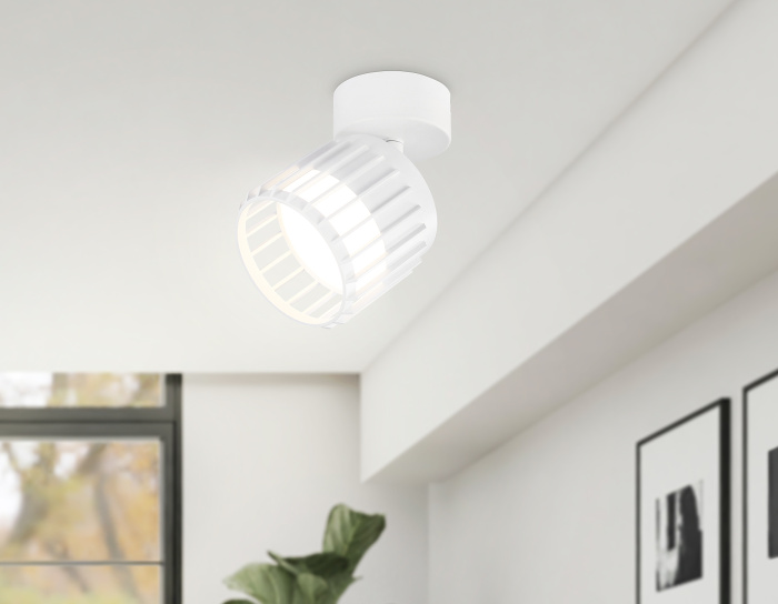 Накладной поворотный спот со сменной лампой GX53 Ambrella light TN71157