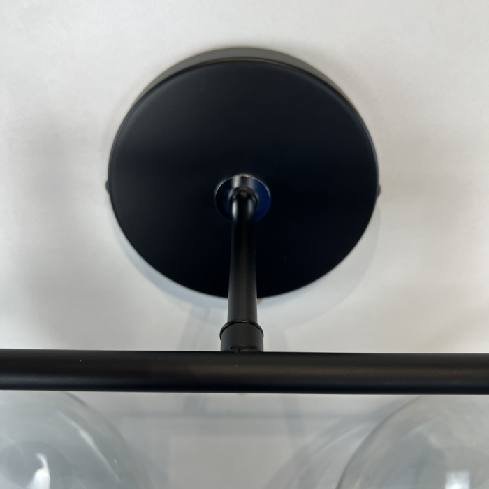 Бра RH Utilitaire Globe Shade Double Sconce Black ImperiumLoft