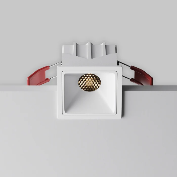 Встраиваемый светильник Maytoni Alfa led DL043-01-10W3K-SQ-W-1