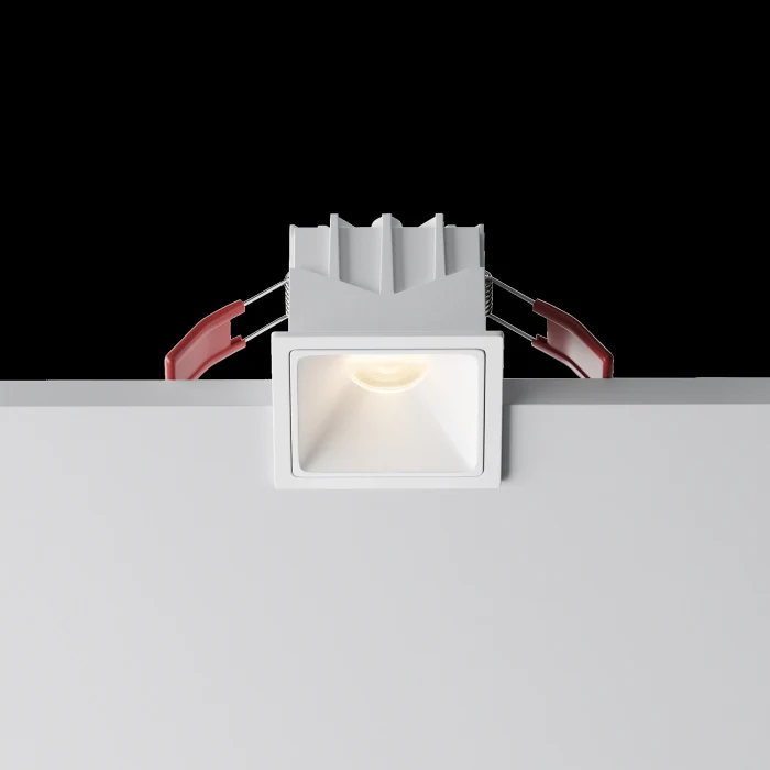 Встраиваемый светильник Maytoni Alfa led DL043-01-10W3K-SQ-W-1