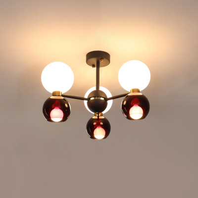 Люстра потолочная LAVINIA 6 (3+3) круг ImperiumLoft