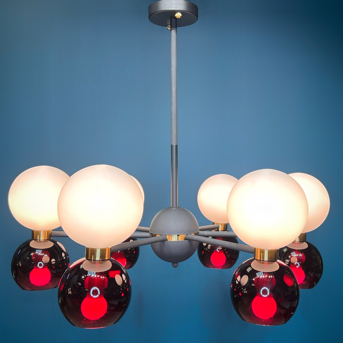 Люстра потолочная LAVINIA 6 (3+3) круг ImperiumLoft