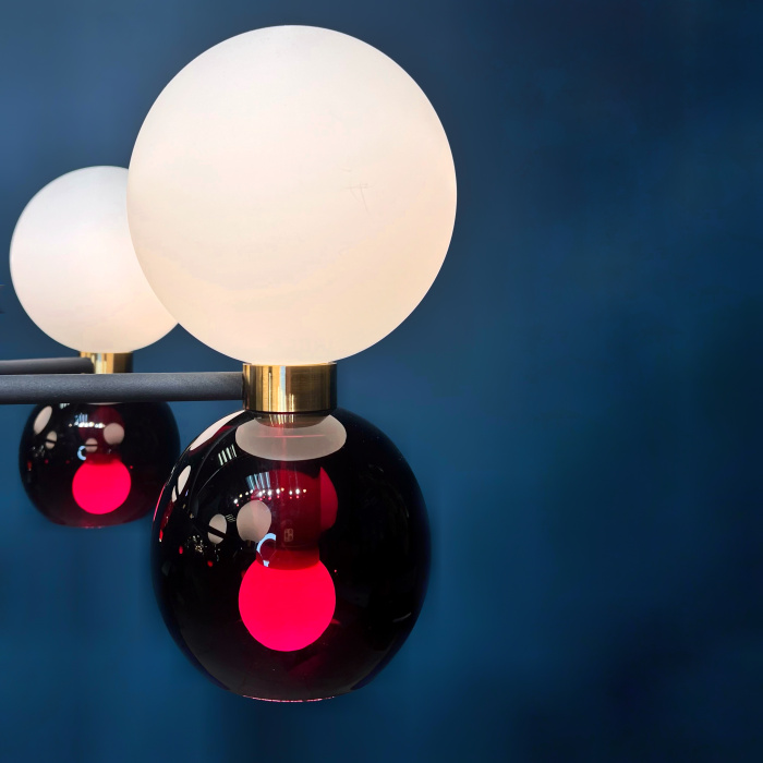 Люстра потолочная LAVINIA 6 (3+3) круг ImperiumLoft