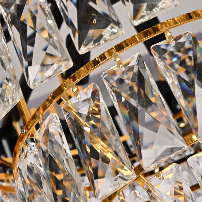 Подвесная люстра Empire Black Chandelier Crystal D 70 ImperiumLoft