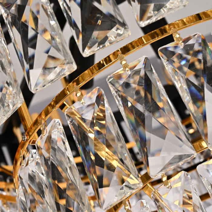 Подвесная люстра Empire Black Chandelier Crystal D 70 ImperiumLoft