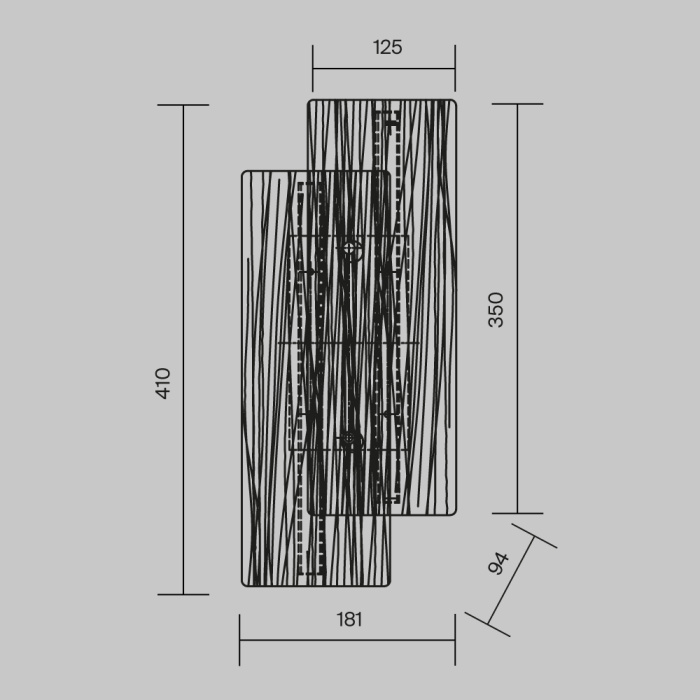 Настенный светильник Maytoni Frostum MOD439WL-L7BSK