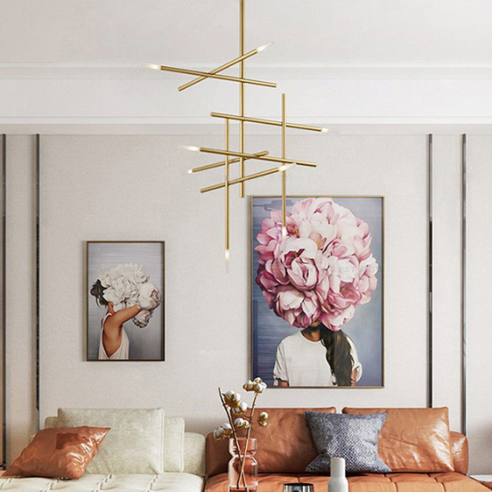 Подвесная люстра TRAVERSE H105 Gold ImperiumLoft