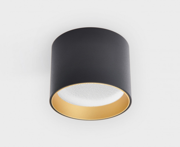 Светильник накладной влагозащищенный Italline IT02-007 black 3000K