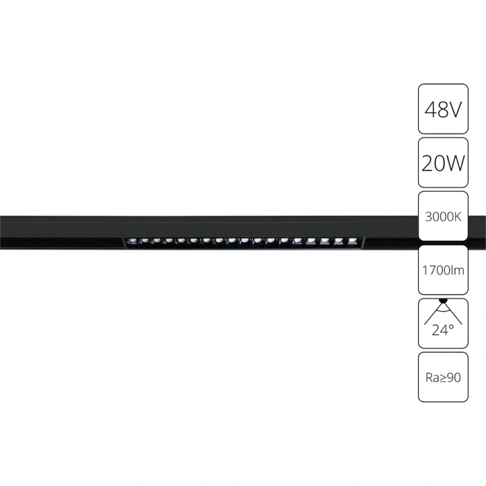 Магнитная трековая система Arte Lamp LINEA A4645PL-1BK