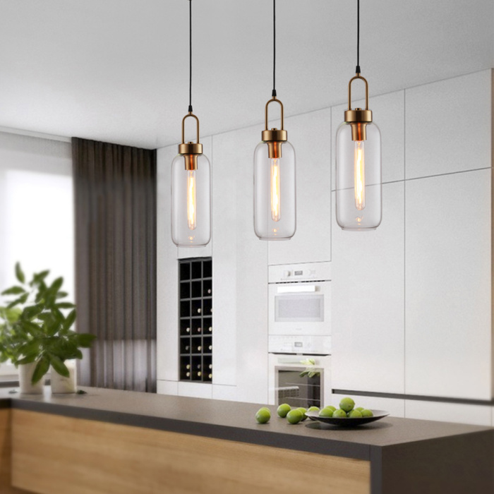 Подвесной светильник GAUSS 40 прозрачный ImperiumLoft