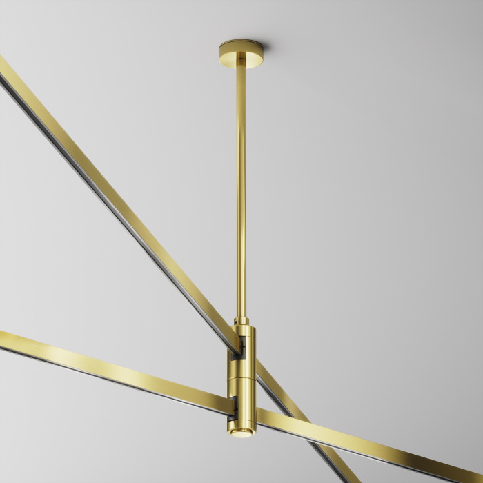 Крепление потолочное Medium двойное 300мм Flarity латунь Maytoni TRA158C-D1-BS