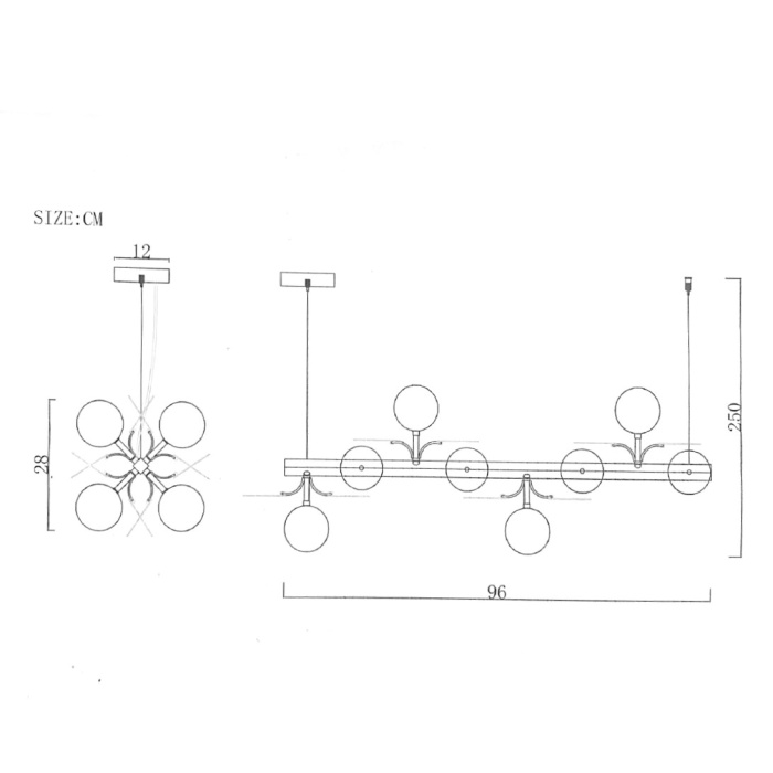 Рядный светильник MATISSE L SELF L96,2 White ImperiumLoft