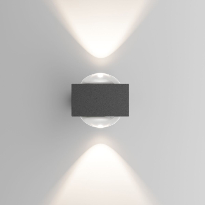 Уличный настенный светильник Elektrostandard Lenses 4690389216459