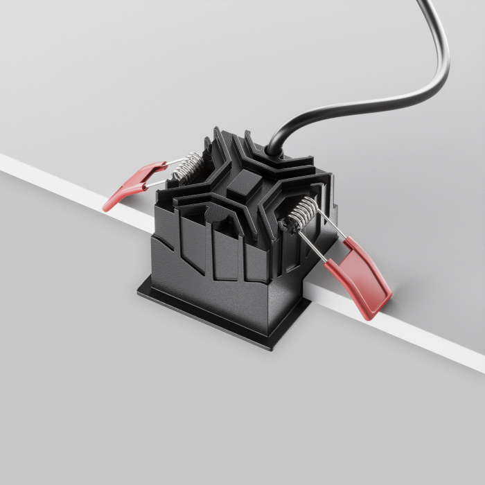 Встраиваемый светильник Maytoni Alfa LED DL043-01-10W4K-SQ-B-1