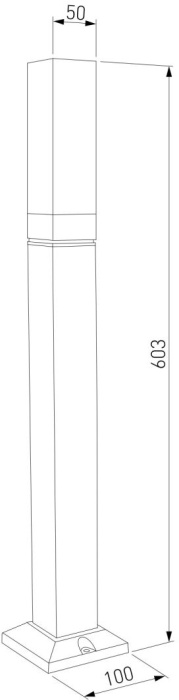 Уличный столб Elektrostandard Techno led 4690389219214
