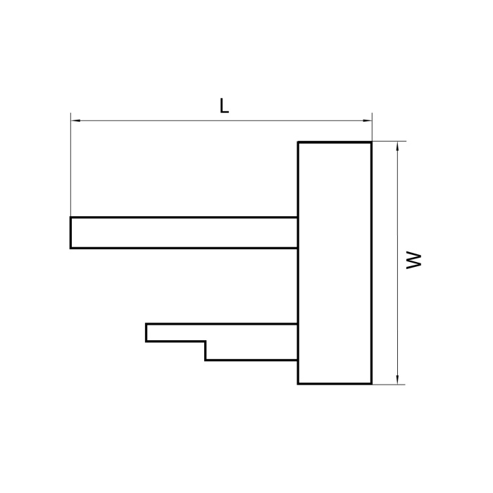 Заглушка Track 1 white LIGHTSTAR 502166