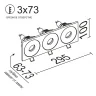Встраиваемый светильник Ledron AO1501001 SQ3 White