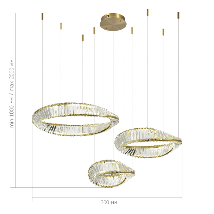 Подвесной светильник ST LUCE RITORTO SL6204.311.03