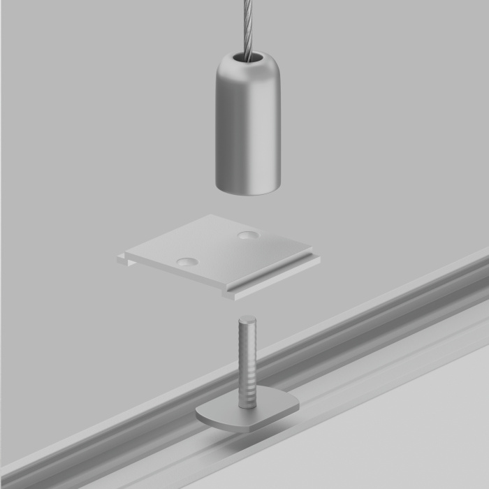 Крепление для троса 1шт Gravity белый Maytoni TRA004HP-21W