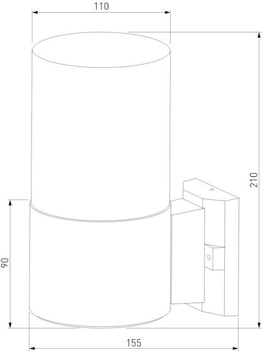 Уличный настенный светильник Elektrostandard Roil 4690389175466